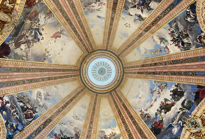 Kostenloses Stock Foto zu antik, decke, dom